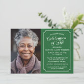 ELEGANTE FEIERUNG LEBENSGRUNDLEGENDER EINLADUNG (Stehend Vorderseite)