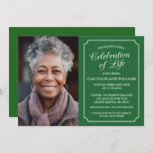 ELEGANTE FEIERUNG LEBENSGRUNDLEGENDER EINLADUNG (Vorne/Hinten)