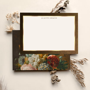 Elegante feine Blumen-Stillleben-Kunst  Mitteilungskarte