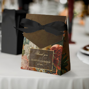Elegante feine Kunst Blumen Stilleben Hochzeit Geschenkschachtel