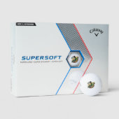 Elegante Female Golfer Golfball (Verpackung)