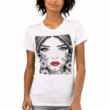 Elegante Female Line Kunst, Dichtung und Musik