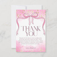 Elegante Feminine Pink Bow Imitate Gold Glitzer Br