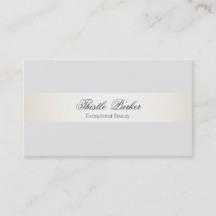 Elegante & Feminine Schönheitssalon Satin Aussehen Visitenkarte