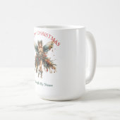 Elegante Feste mit Laternenweihnachtsfest Kaffeetasse (VorderseiteRechts)