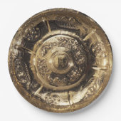 Elegante Festivals Golden Decorative Goldenes Auss Pappteller (Vorderseite)