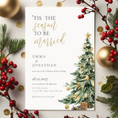 Elegante festliche Weihnachtsfeier Einladung