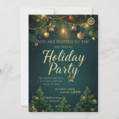 Elegante Festparty Einladung (Vorderseite)