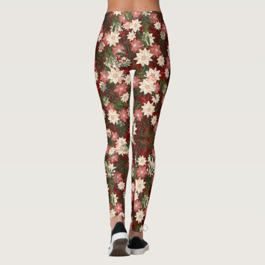 Elegante Festtage Weihnachten Leggings (Rückseite)