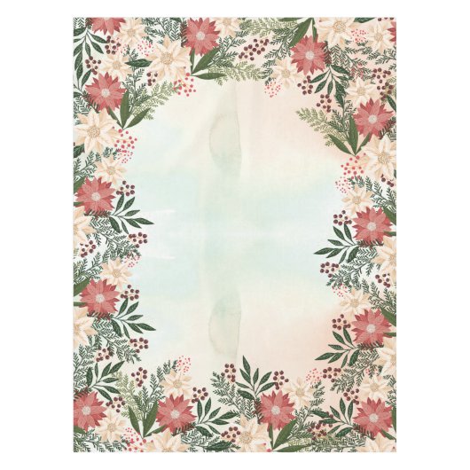 Elegante Festtage Weihnachten Tischdecke (Vorderseite)