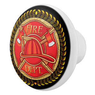 Elegante Feuerwehr-Fach-Griffe - SRF Keramikknauf