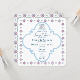 Elegante Fiesta Probe Abendessen Einladung