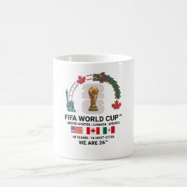 Elegante FIFA Weltmeisterschaft 2026 Classic 11 oz Kaffeetasse