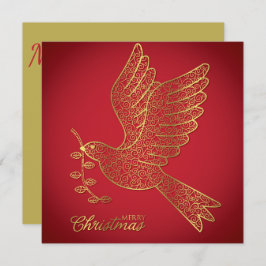 Elegante Filigree-Taube Einladung