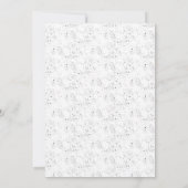 Elegante Flachbildschirme speichern Save The Date (Rückseite)