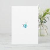 Elegante Flachbildschirme speichern Save The Date (Stehend Vorderseite)
