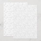 Elegante Flachbildschirme speichern Save The Date (Vorne/Hinten)