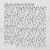 Elegante Flachbildschirme speichern Save The Date (Vorne/Hinten)