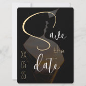 Elegante Flachkarte Save the Date (Vorderseite)
