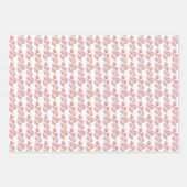 Elegante Flamingos, Gold und Rosa Geschenkpapier Set (Vorderseite 2)