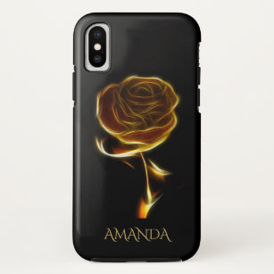 Elegante Flamme Golden Rose Case-Mate iPhone Hülle
