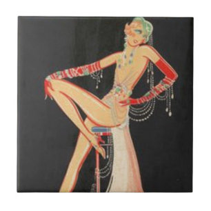 Elegante Flapper Fliese