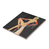 Elegante Flapper Fliese (Seite)