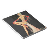 Elegante Flapper Notizblock (angewinkelt)