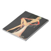 Elegante Flapper Notizblock (Rotiert)
