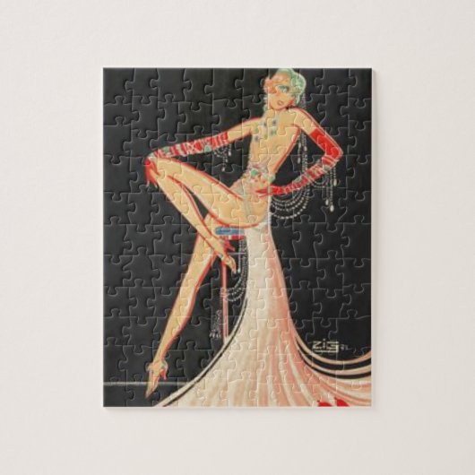 Elegante Flapper Puzzle (Vertikal)