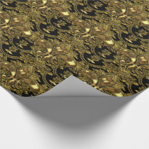 Elegante Fleur Barock Elegant Geschenkpapier