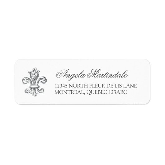 Elegante Fleur de Lis (Vorne)