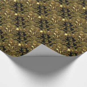 Elegante Fleur Royal Barock Elegant Geschenkpapier