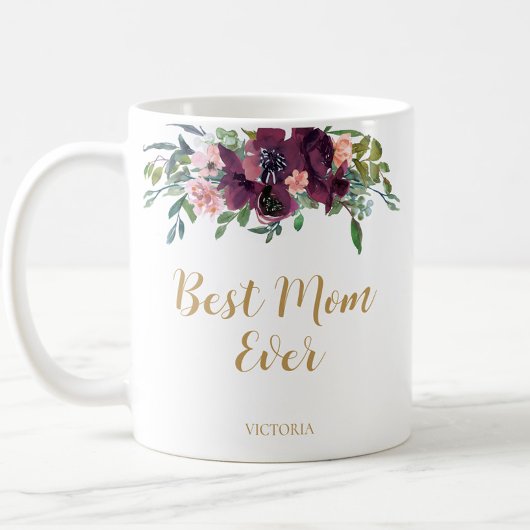 Elegante Flora Beste Mama Kaffeetasse
