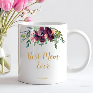 Elegante Flora Beste Mama Kaffeetasse