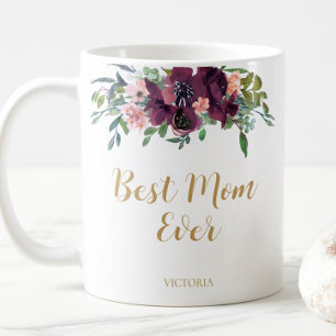 Elegante Flora Beste Mama Kaffeetasse