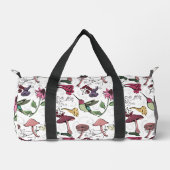 Elegante Flora Hummingbird Nature Duffle Bag (Vorderseite)