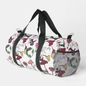 Elegante Flora Hummingbird Nature Duffle Bag (Rechte Ecke)