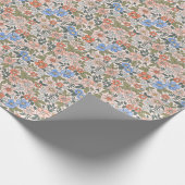 Elegante Flora: Kleiner Liberty-Stil Geschenkpapier (Ecke)