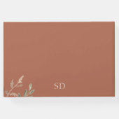 Elegante Flora und Fauna Gästebuch (Rückseite)