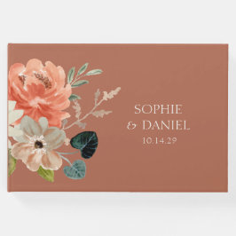 Elegante Flora und Fauna Gästebuch