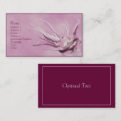 Elegante Flora Visitenkarte (Vorne/Hinten)