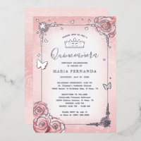 Elegante Flora Wasserfarbe Rosa Stilvoll