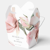 Elegante Flora Watercolor Geschenkschachtel (Geöffnet)