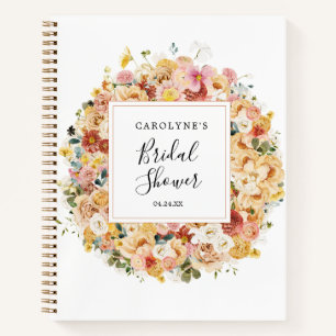 Elegante Floral-Aquarell  Notizblock