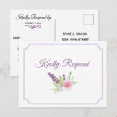 Elegante Floral Bouquet UAWG Postkarte (Vorne/Hinten)