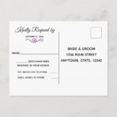 Elegante Floral Bouquet UAWG Postkarte (Rückseite)