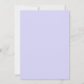 Elegante Floral Bridal Tea Bridal Dusche Einladung (Rückseite)