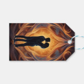 Elegante Floral Bride Wedding Collection Geschenkanhänger (Vorderseite (Horizontal))