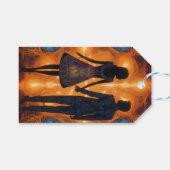 Elegante Floral Bride Wedding Collection Geschenkanhänger (Vorderseite (Horizontal))